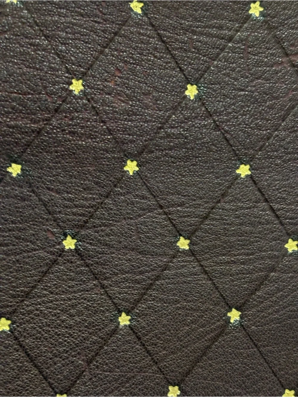 Vint Morocco OR 22 Carats Tooled Leather Writing Portfolio Folder 22 Karat Gold